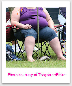 Overweight woman