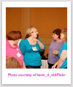 Group of overweight women